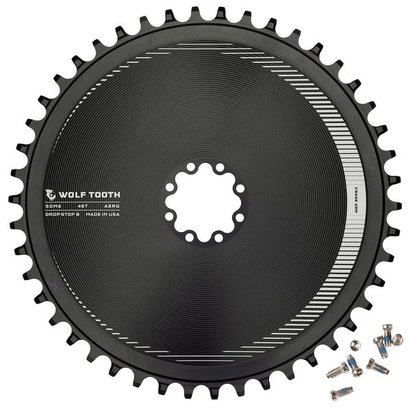 Wolf Tooth Aero 8-Bolt Drop-Stop B Road Chainring
