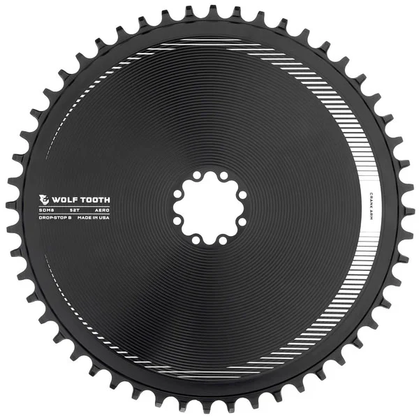 Wolf Tooth Aero 8-Bolt Drop-Stop B Road Chainring - Image 4
