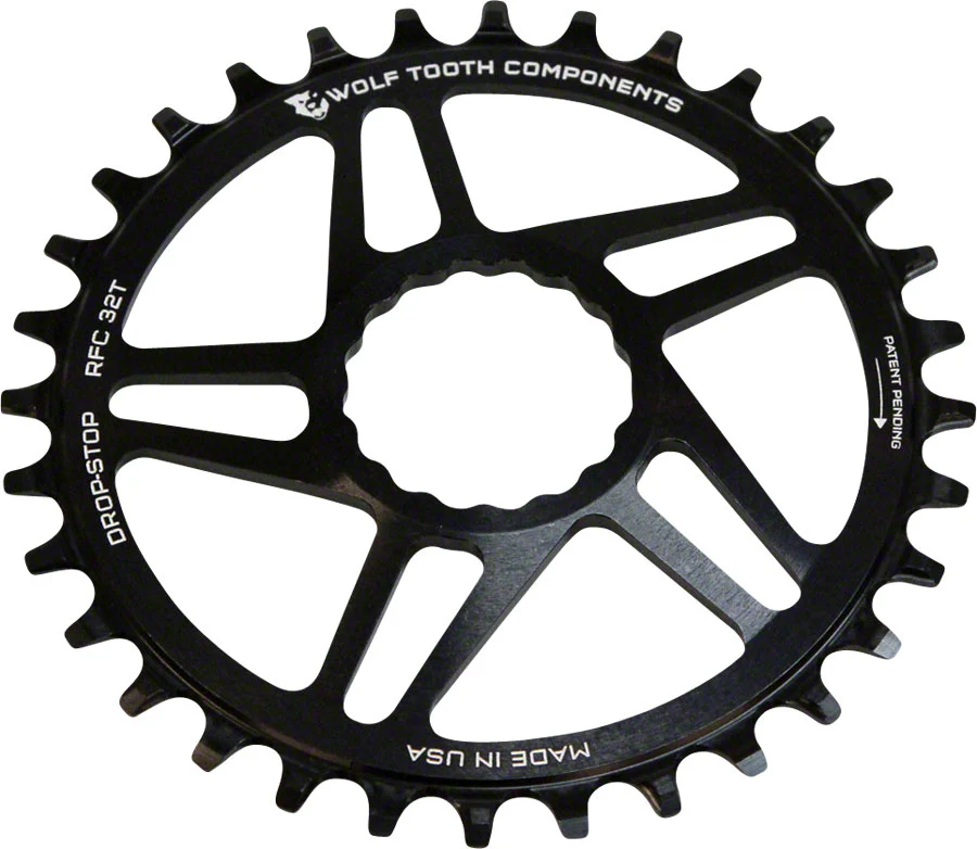 Wolf Tooth Direct Mount Chainring - RaceFace/Easton CINCH Direct Mount, Black - Image 7