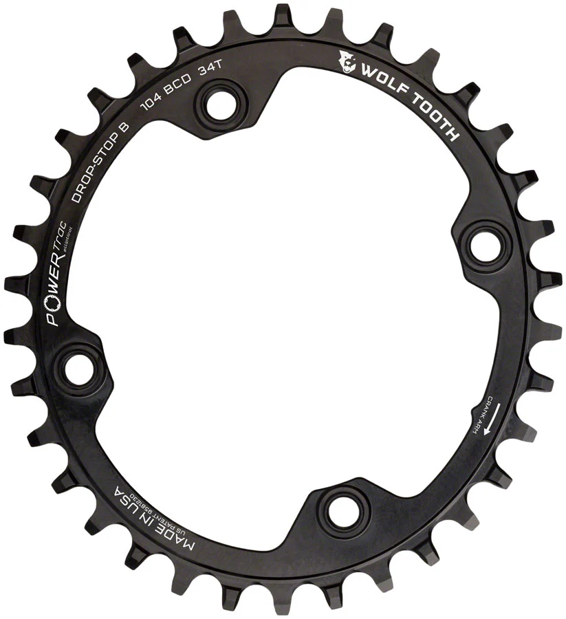 Wolf Tooth Elliptical 104 BCD Chainring - Image 3