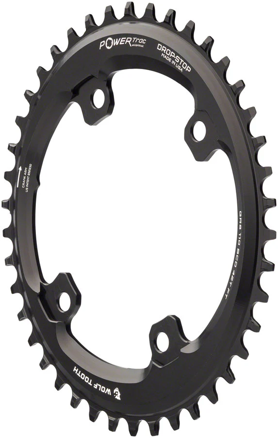 Wolf Tooth Elliptical Shimano GRX 110 Asymmetric BCD Chainring - Image 2