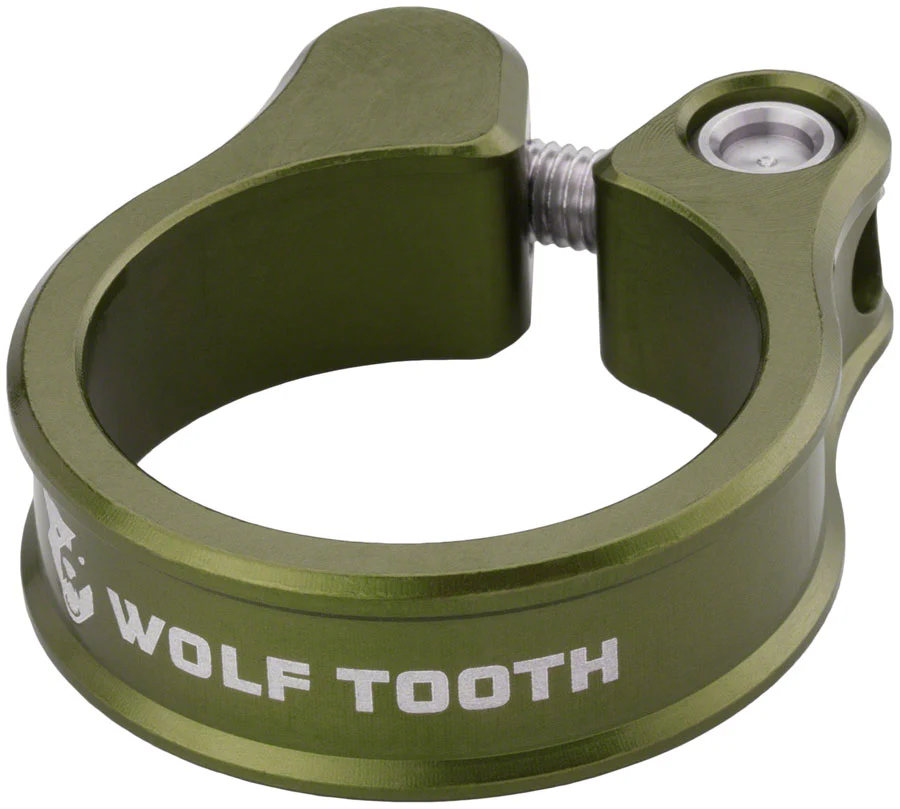 Wolf Tooth Seatpost Clamp - 29.8mm Bolt-On Olive