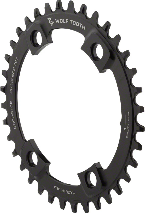 Wolf Tooth Shimano 110 Asymmetric BCD Chainring - Image 2